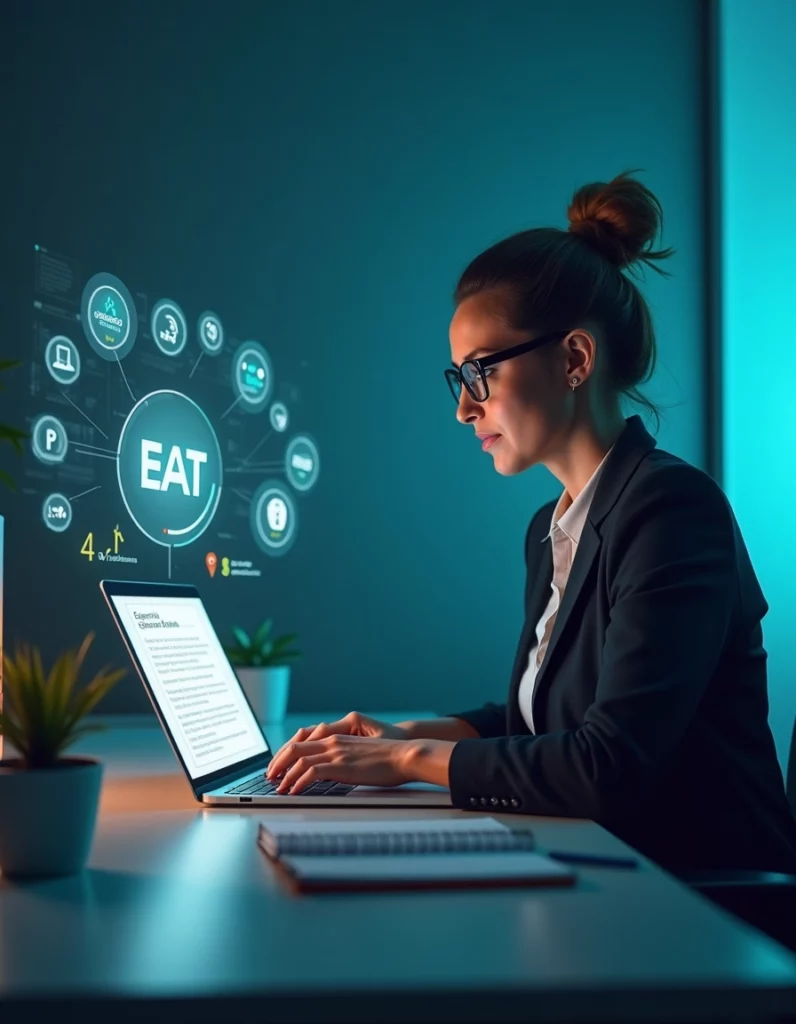 création de contenu de qualité et EAT